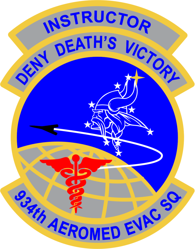 934 AES Instructor Full Color Patch  