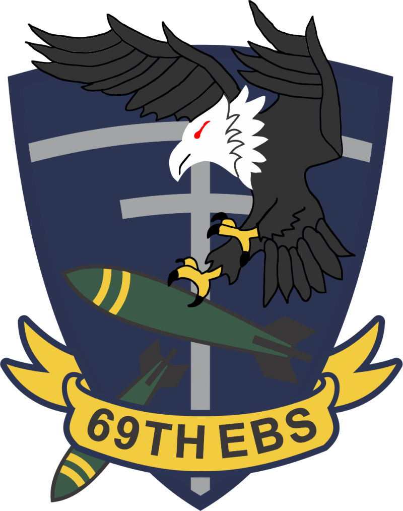 69 EBS Eagle with Bomb Patch