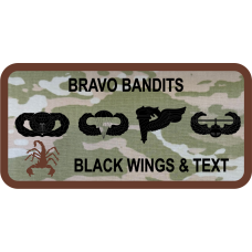 Image for 822 BDS Bravo Bandits Scorpion OCP Name Tag