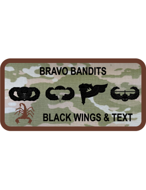 Image for 822 BDS Bravo Bandits Scorpion OCP Name Tag