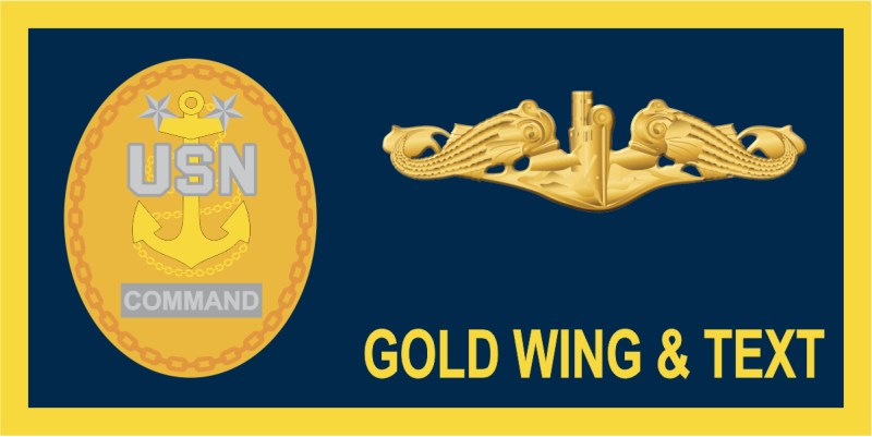 Navy Command Name Tag