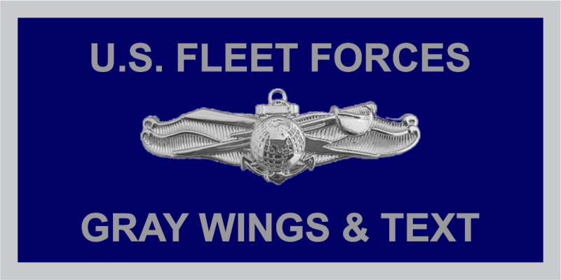 US Fleet Forces Command Navy Name Tag