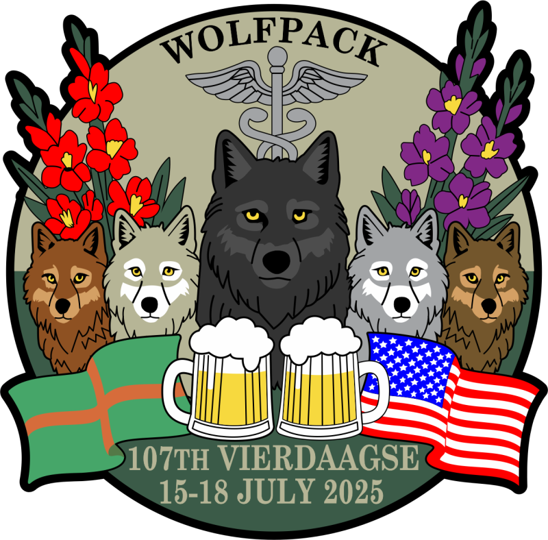 107th Vierdaagse 15-18 July 2025 Patch
