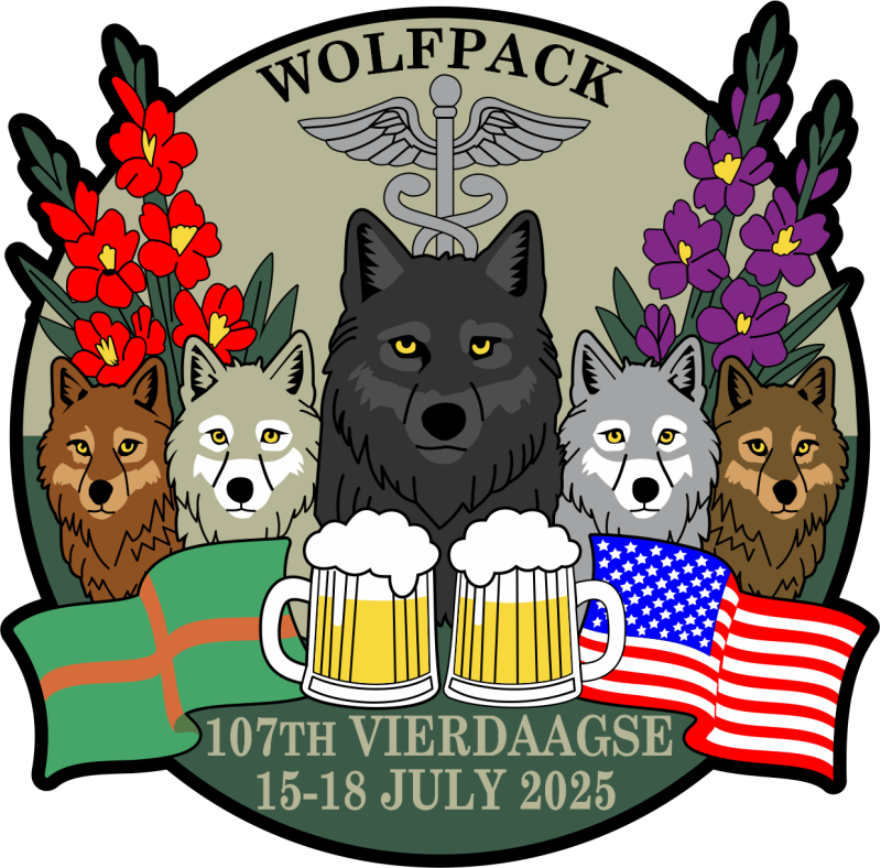 107th Vierdaagse 15-18 July 2025 Patch