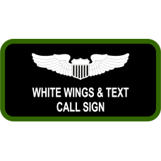 Image for 422 TES Black/Green Name Tag