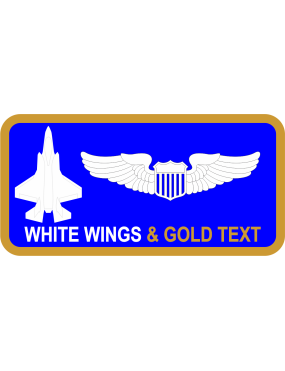 Image for 59 TES F-35 Blue Name Tag
