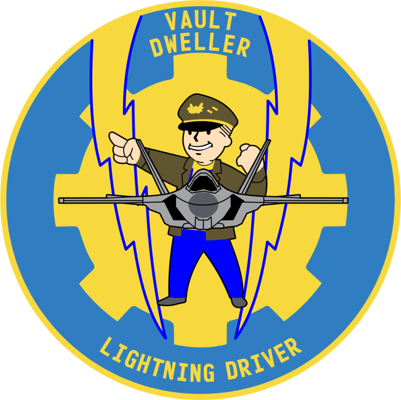 NTTR Vault Dweller F-35 Patch