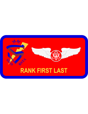 Image for 97 IS Special Signals Red Name Tag