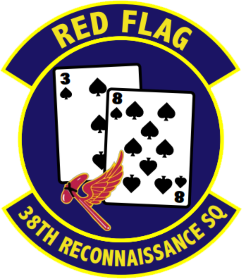 38 RS Red Flag Patch