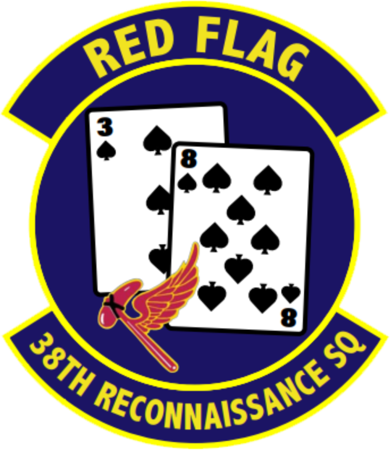 38 RS Red Flag Patch