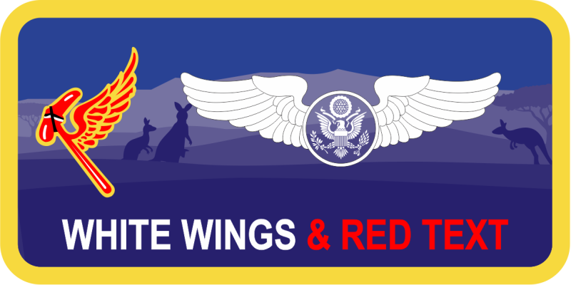 38 RS Kangaroo Name Tag