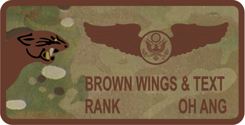 162 ATKS Ohio ANG OCP Name Tag