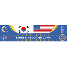Image for 36 FS Sabres Flight Scarf, Osan AB South Korea