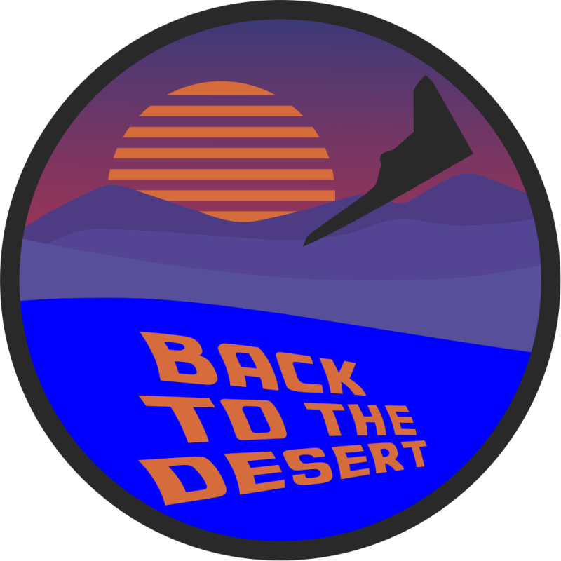 30 RS Back To The Desert Full-Color Patch