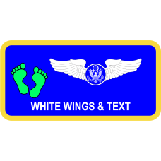 Image for 301 RQS Green Feet Name Tag