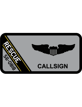 Image for 301 RQS Rescue 56-0818 Officer Call Sign Name Tag