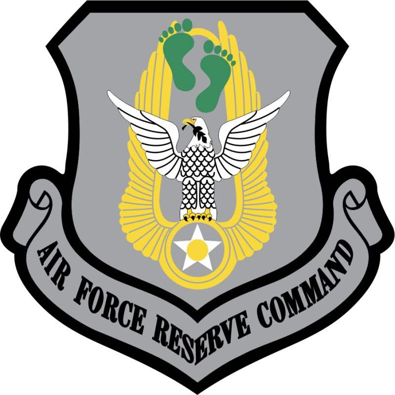 301 RQS AFRC Green Feet Patch