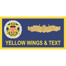 Image for Pentagon Joint Chief of Staff Name Tag - Navy Square Corners