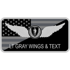 Image for MA State Police Gray Wings Name Tag