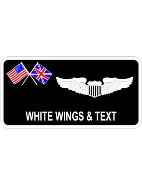 Image for 351 ARS Black Name Tag
