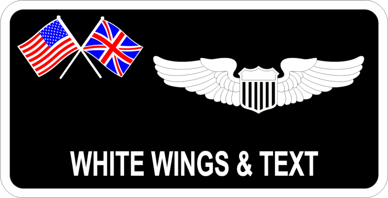 351 ARS Black Name Tag