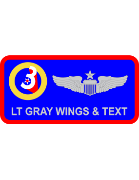 Image for 3 AF Blue Name Tag