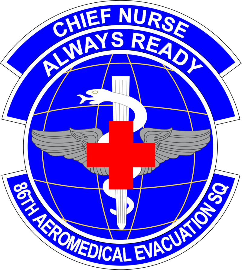 86 AES Chief Nurse Full Color Patch