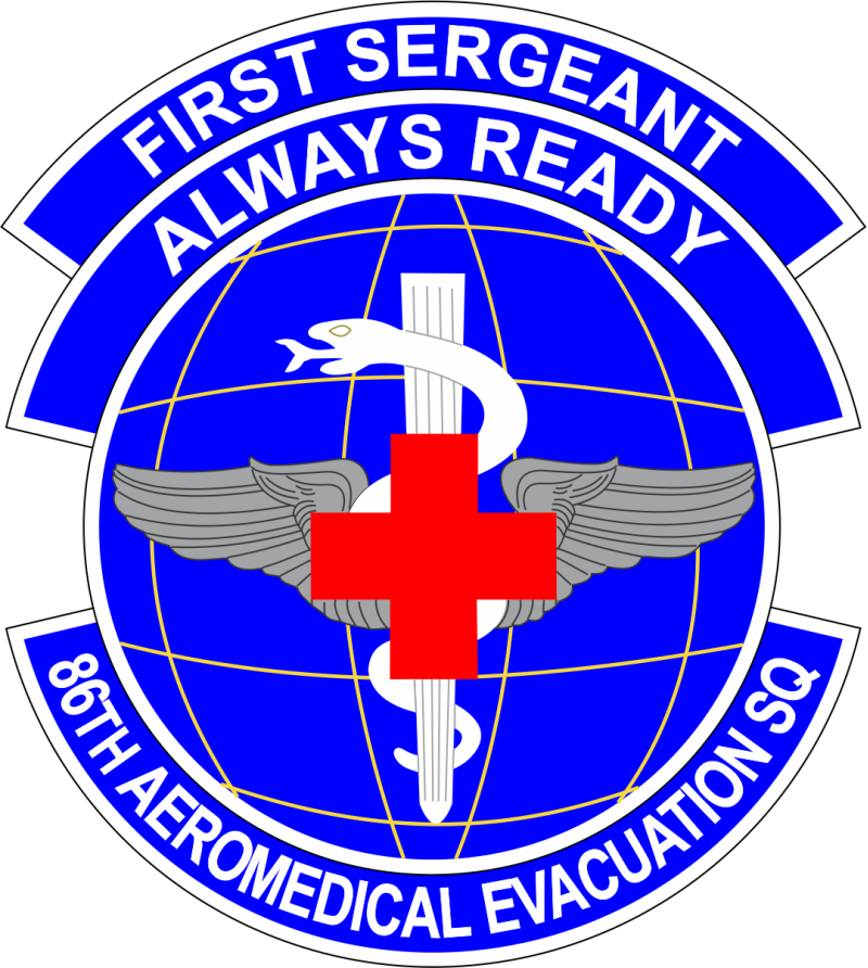 86 AES First Sergeant Full Color Patch