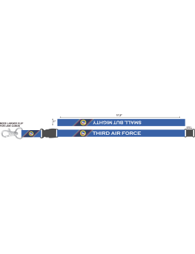 Image for 3 AF Blue Lanyard