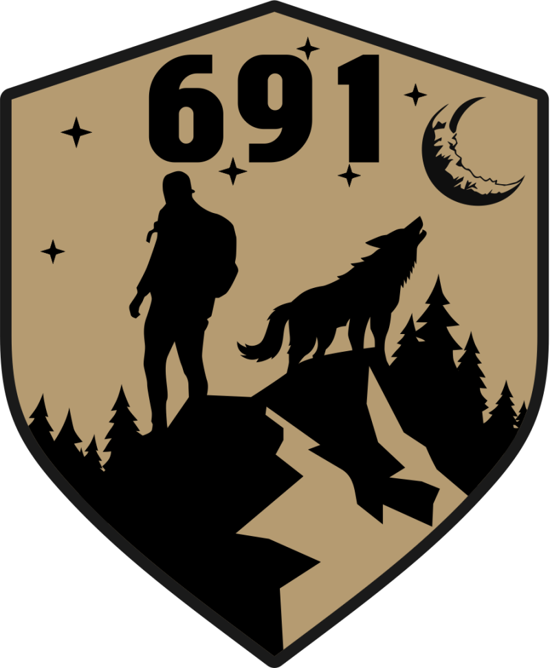 691 COS Hellhounds Patch