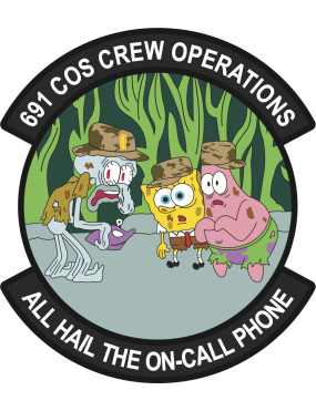 Image for 691 COS Crew Operations PVC Patch