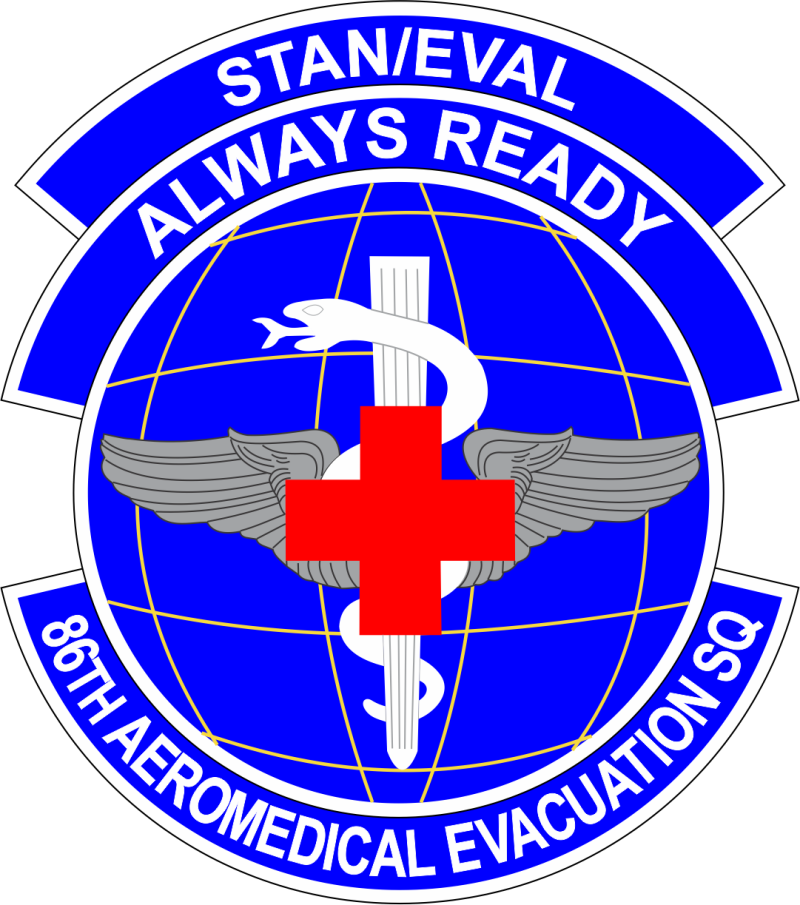 86 AES STAN/EVAL Full Color Patch 4"