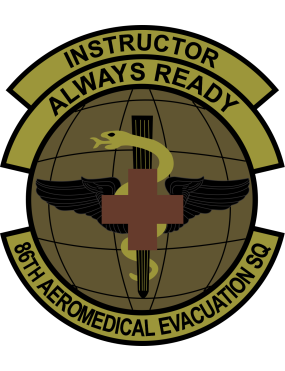 Image for 86 AES Instructor OCP Patch 4"