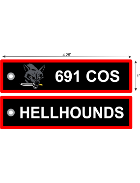 Image for 691 COS Hellhounds Key Chain