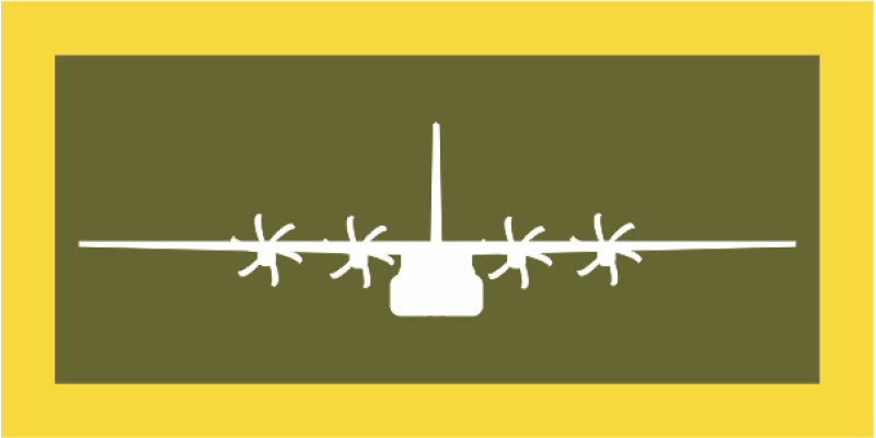 37 AS White C-130J Pocket Tab