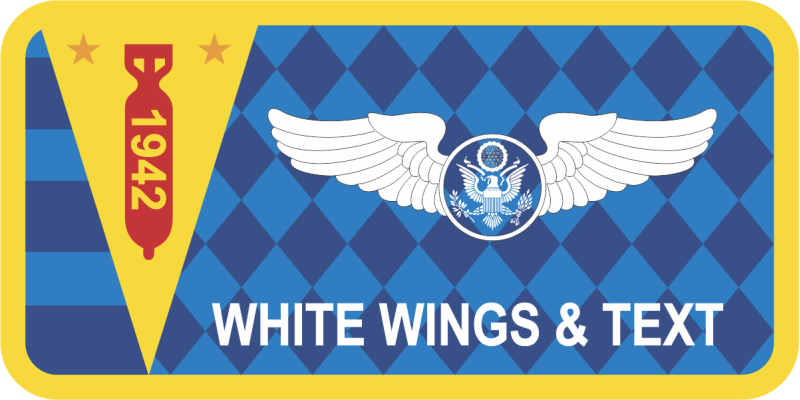 86 OG Blue Diamond with Bomb Name Tag 