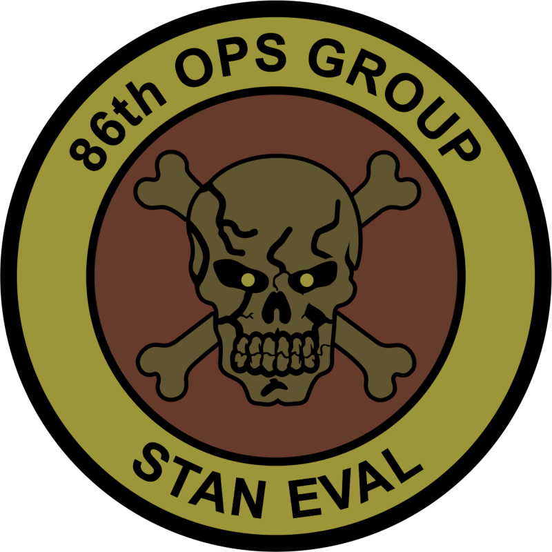 86 OG Skull Cross Bones STAN EVAL OCP Patch