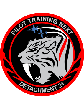 Image for Det 24 PTN Pilot Training Next Full Color Sticker