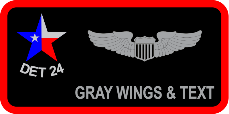 Det 24 Texas Star Name Tag