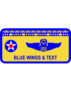 Image for 12 FTW Tribal Yellow Name Tag