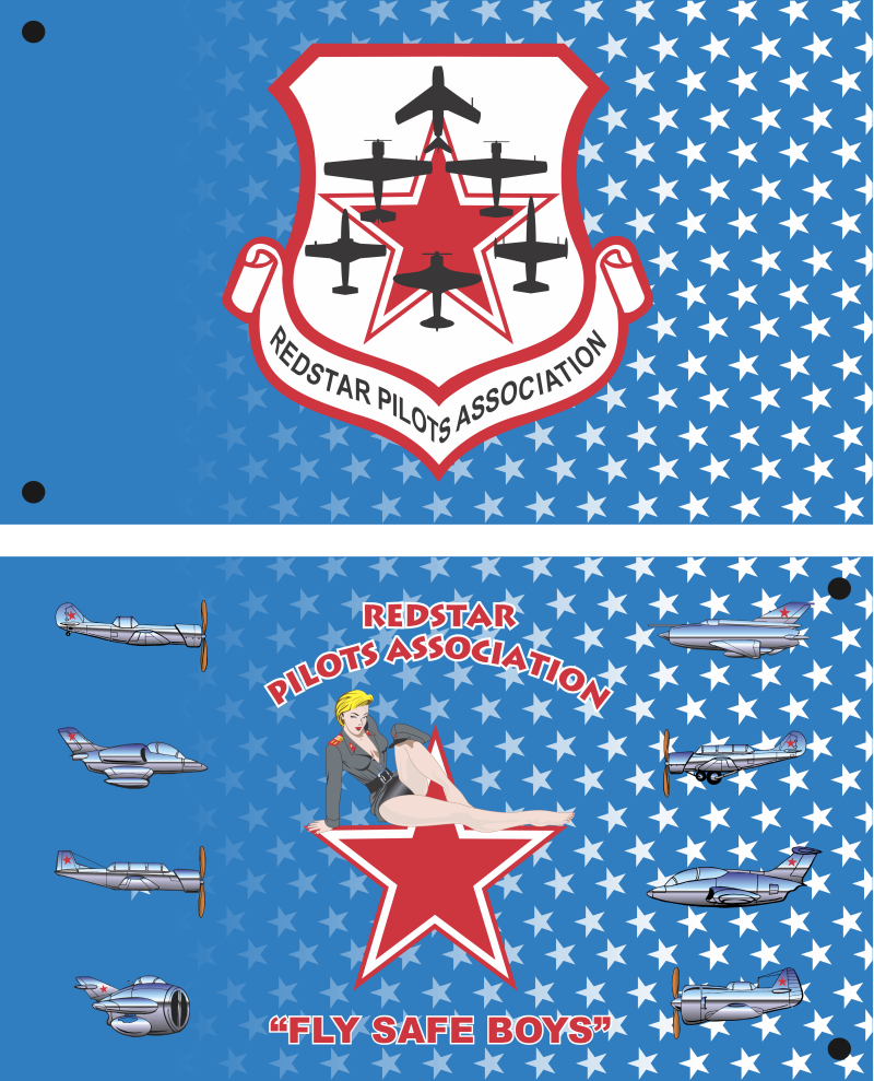 Red Star Pilots Association V.2 Double-Sided Flag 3' x 5'