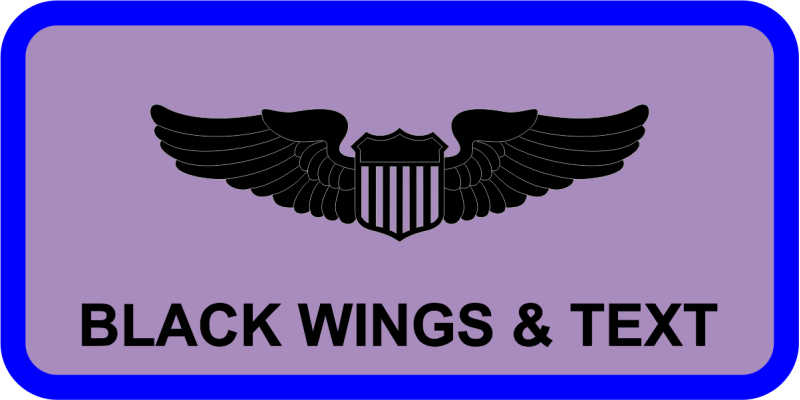 18 ACCS Lavendar Name Tag