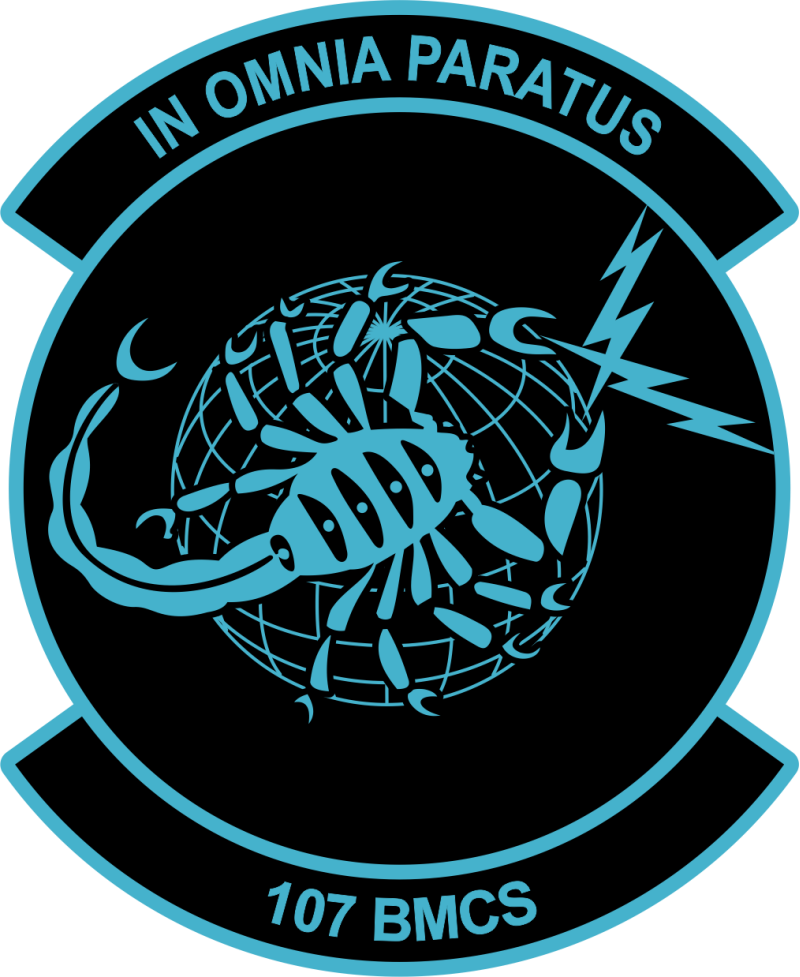 107 BMCS "In Omnia Paratus" Scorpion Patch 