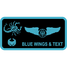 Image for 107 BMCS Blue Scorpion Friday Name Tag
