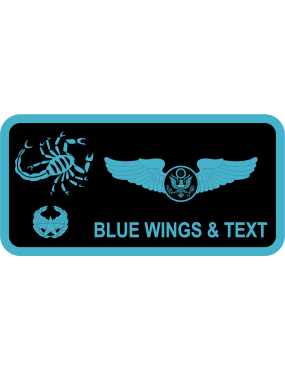 Image for 107 BMCS Blue Scorpion Friday Name Tag