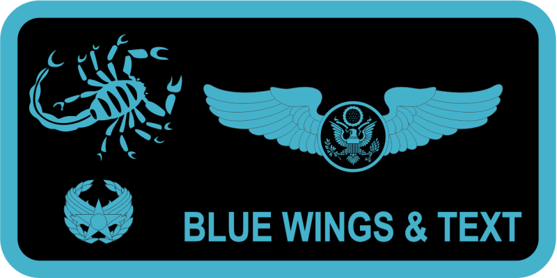 107 BMCS Blue Scorpion Friday Name Tag