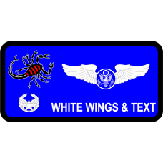 Image for 107 BMCS Blue Scorpion Mon-Thurs Name Tag