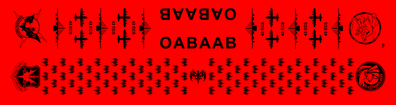 43 ECS OABAAB Flight Scarf 