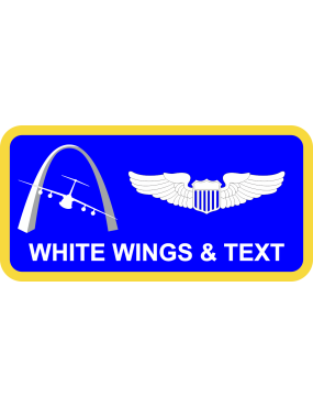 Image for AMC/A3T C-5 with St Louis Arch Blue/Yellow Name Tag