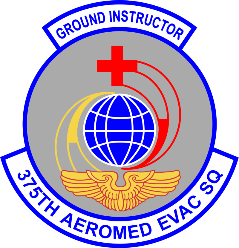 375 AES Ground Instructor Full Color Patch
